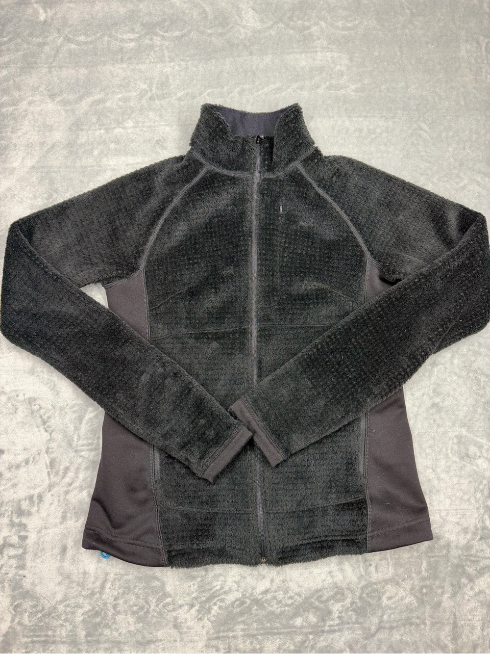 Mountain Hardwear Women's Black Teddy Zip Up Fleece Jacket